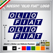 AdesivI Sticker Olio Fiat