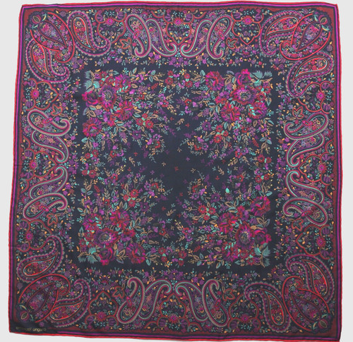 Magnifique foulard vintage - vintage, "