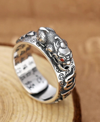 Anello pixiu feng shui amuleto - pixiu,