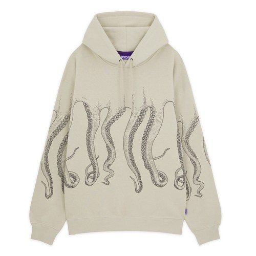 Octopus felpa outline hoodie - felpa,