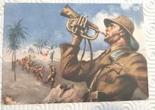 FASCISMO - Illustratore Tafuri Coloniale, 85° Reggimento Fanteria Verona F.G Vg.