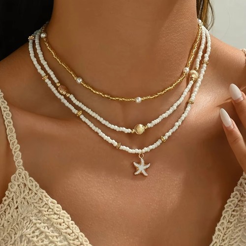 Collana boho conchiglia - collana,