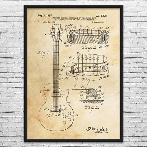 Brevetto chitarra elettrica