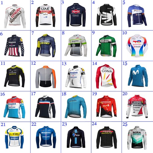 Maglia ciclismo squadra - , uomo