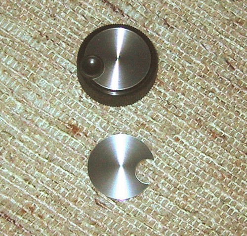 Coppia manopole alluminio - coppia,