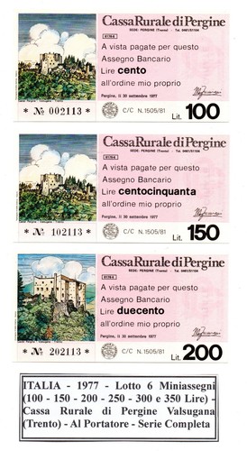 Italia 1977 lotto - lotto, mini