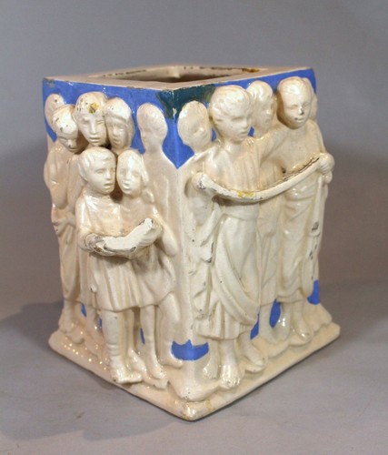 Fioriera maiolica coro