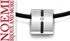 NOEMI GIOIELLI COLLANA UOMO ACCIAIO DIAMANTE SINTETICO CAUCCIU OFFERTA COU01