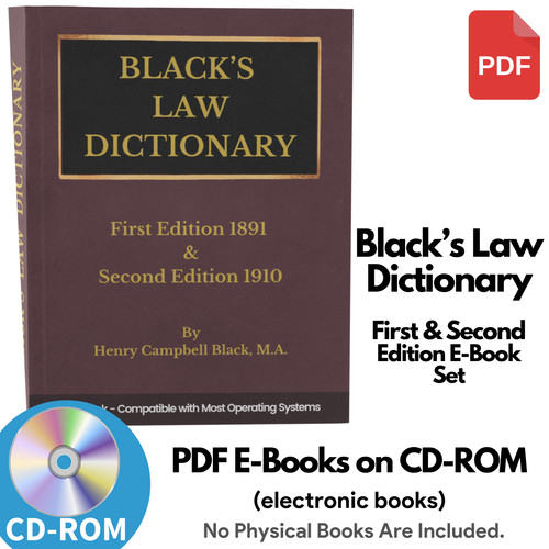 Black law dictionary 1st - law,