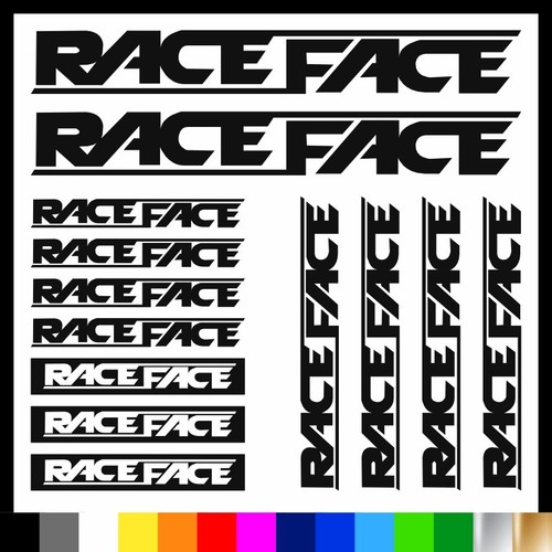 Kit race face adesivi - face,