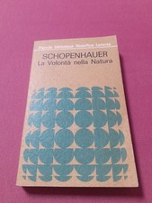 SCHOPENHAUER LA VOLONTA' NELLA