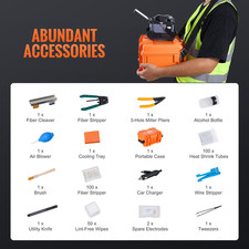 Giuntatrice Fibra Ottica 6 Motori Nucleo Orientamento 6S Giunzione 13S Riscal...