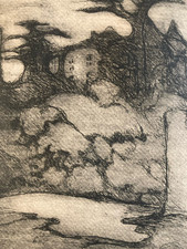 Molto Bella Incisione Surreale