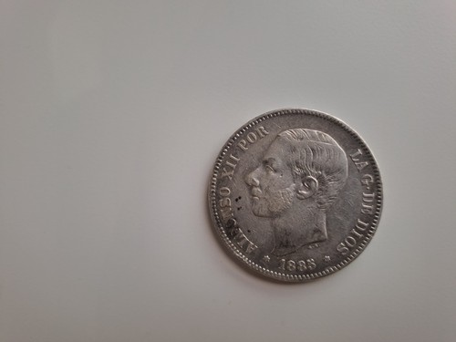 España pesetas plata - españa, 1885