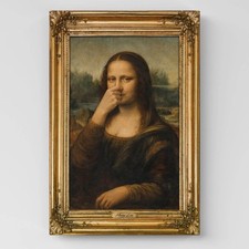 Quadro Monna Lisa Divertente