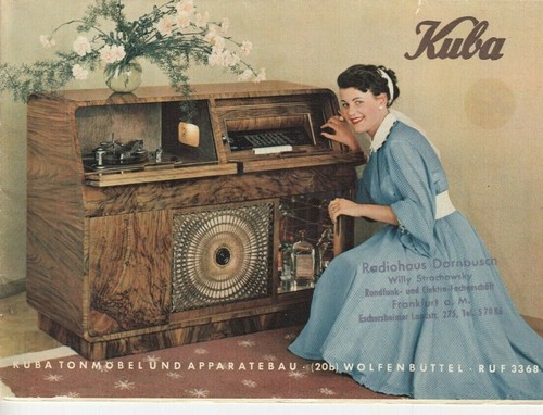 Rara brochure radio epoca - radio,