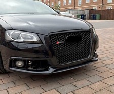 Frontgrill für Audi A3 8P Sline S3 2009-2012 Kühlergrill Glänzend Schwarz Grill