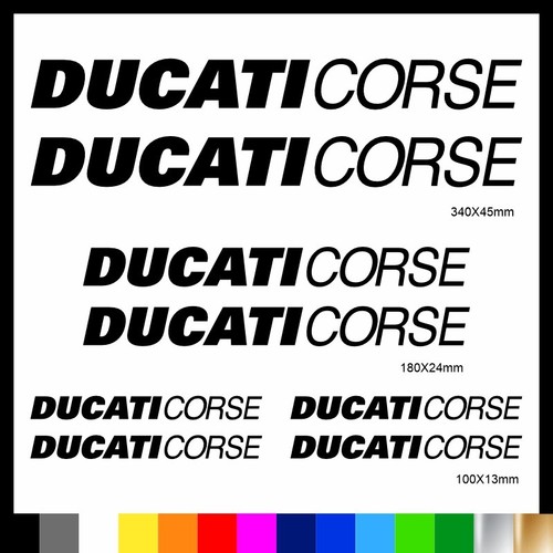 Kit ducati corse adesivi - corse,
