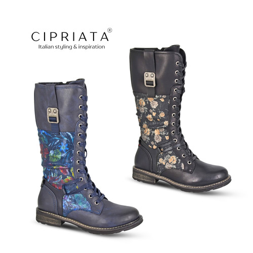 Stivali donna alti biker