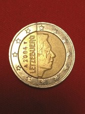 Moneta da 2 Euro rara LETZEBUERG del 2004 In Circolazione. Lussemburgo