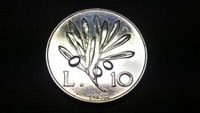 Dieci 10 Lire Olivo Pegaso