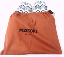 MISSONI PANTOFOLE SPUGNA COTONE MORBIDONE UNISEX KEITH 601 TAGLIA XL