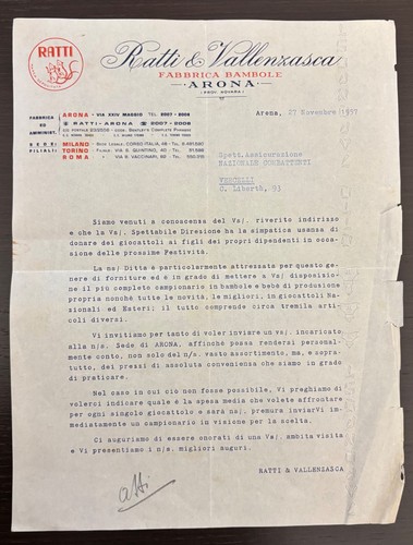 Lettera carta intestata ratti - lettera,