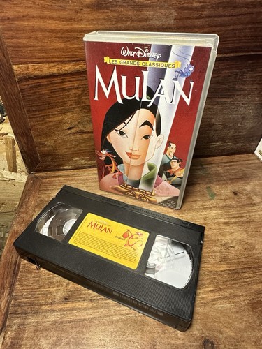 Mulan vhs walt - vhs,
