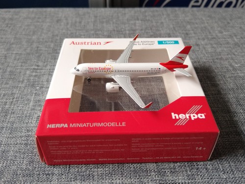 Herpa wings 500 austrian - herpa, 1:500