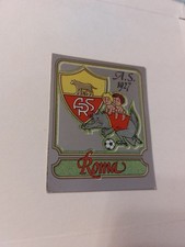 SCUDETTO ROMA CALCIATORI PANINI 1981/82 FIGURINA  PERFETTA con Velina N 248