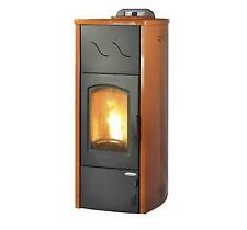 LAMINOX IDVO30IP-C CUOIO ZARA OMNIA IDRO PLUS STUFA A PELLET IDROVENTILATA 30 KW