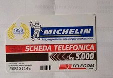 SCHEDA TELEFONICA TELECOM - LIRE 5.000-MICHELIN 1998