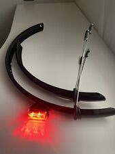 parafanghi parafango bici Mountainbike mtb 26" ant+post Nero con FANALE