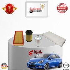 KIT TAGLIANDO 4 FILTRI OPEL CORSA D 1.2 16V GPL BENZINA 59KW 80CV DAL 2011 ->