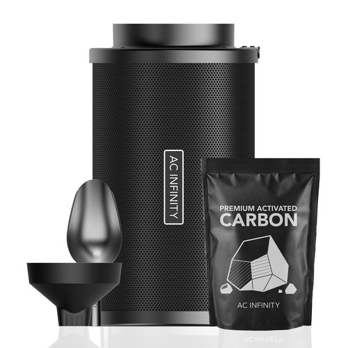 Refillable carbon filter - carbon, kit