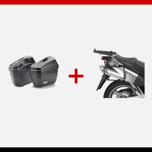 Kit givi e22n valigie pl170 - givi,