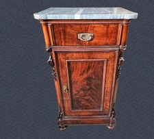 COMODINO SINGOLO IN MOGANO LUIGI FILIPPO XIX SECOLO OTTIMO STATO