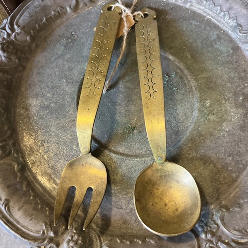 Antico set utensili - , forchetta