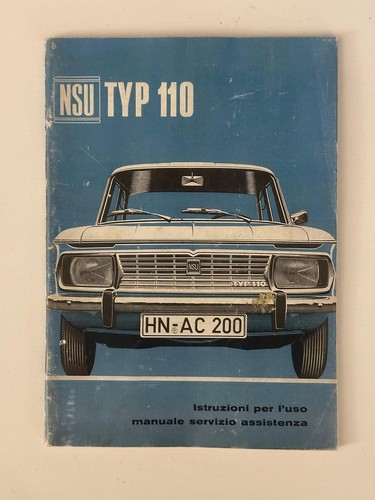 Nsu typ 110 istruzioni - typ,