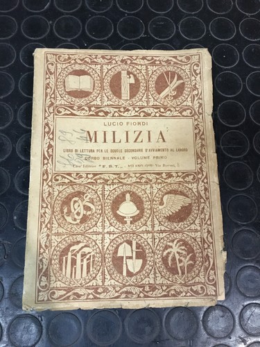 Libro milizia 1930 volume - libro,