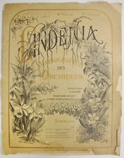 old book LIBRO ANTICO LINDENIA . Iconographie des orchidées. Tome I VOL 4 1888