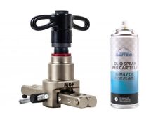 FLANGIATUBO CARTELLATRICE TUBI RAME A FRIZIONE E CRICCHETTO DA 1/4" A 3/4" OLIO