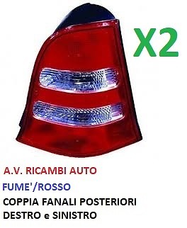 Coppia stop posteriore fanali - coppia,