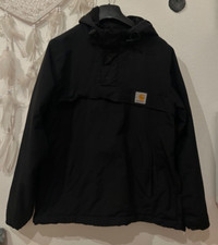 GIACCA CARHARTT INVERNALE, NERA, TAGLIA S, IN OTTIME CONDIZIONI