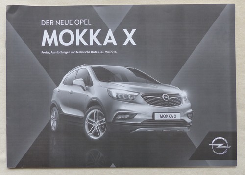 Opel mokka listino prezzi - opel,