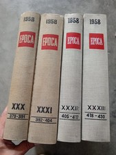 Rivista EPOCA rilegata annata
