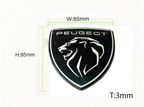 Emblème logo peugeot - 95x85, mm