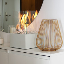 3 pezzi camino bioetanolo