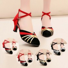 Donna Scarpe da Ballo Rumba Valzer Stanza Latino Salsa Adulti Morbido Fondo