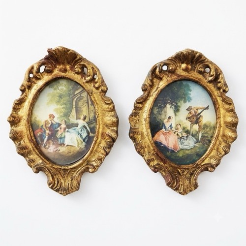 Coppia quadretti ovali - coppia,
